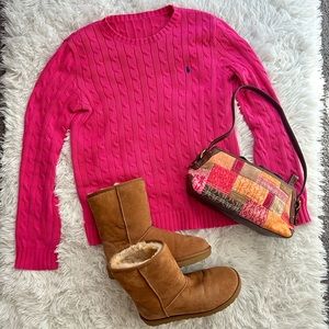 Ralph Lauren Sweater pink cotton